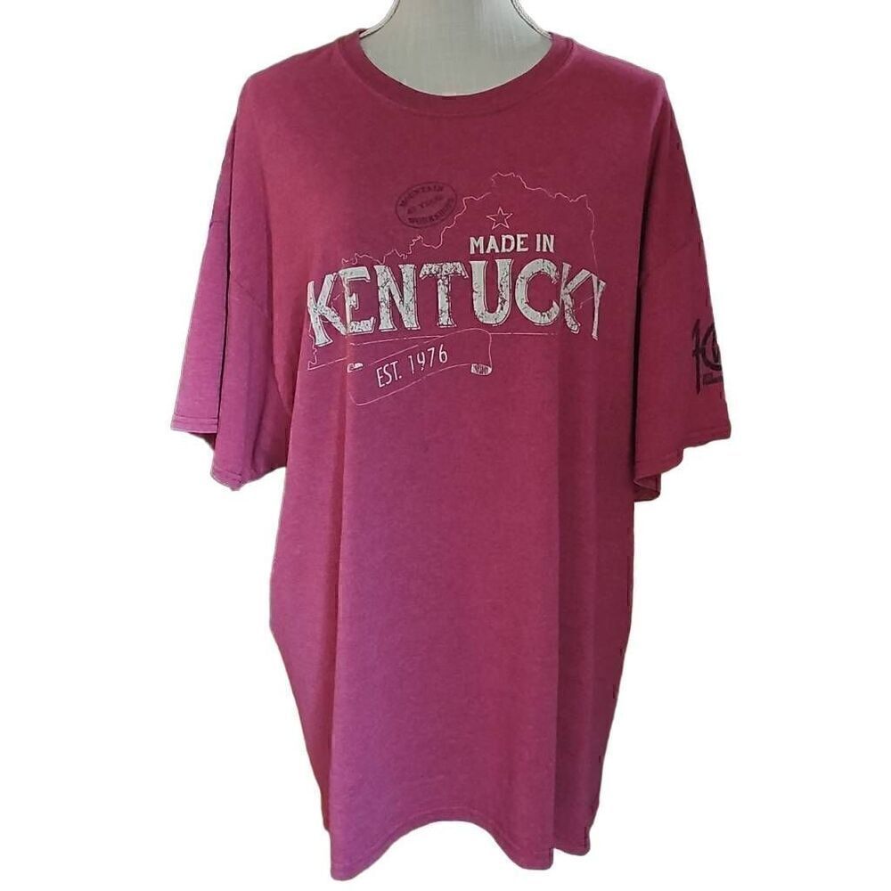 Gildan Ultra Cotton PLUS SIZE TEE SHIRT "MADE IN KENTUCKY" Est. 1976.
